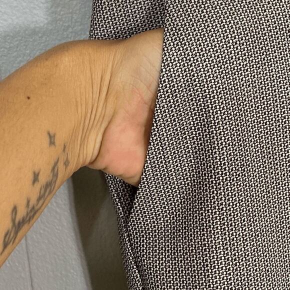 Talbots Mid-Rise Straight-Leg Pants Size 6 Black & White Speckled - Picture 7 of 11